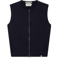Peregrine Pure Extra Fine Merino Wool Gilet Navy