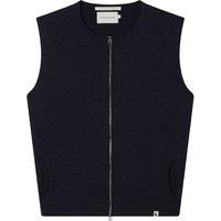 Peregrine Pure Extra Fine Merino Wool Gilet Navy