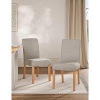 Gallery Direct Set of 2 Malton Dining Chairs Natural