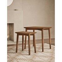 Gallery Direct Monroe Wood Nest of Tables Natural