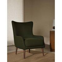 Gallery Direct Harriet Velvet Accent Chair Dark Green