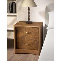 Gallery Direct Burl Bedside Table Natural
