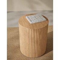 Gallery Direct Fluted Side Table Natural