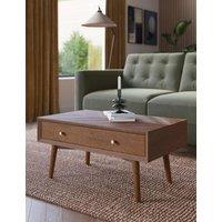 Gallery Direct Monroe Wood Rectangular Coffee Table Brown