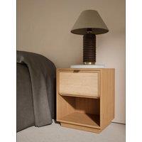 Gallery Direct Woven Front Bedside Table Natural