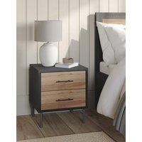 Gallery Direct Holt Bedside Table Natural Mix