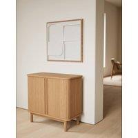 Gallery Direct Fluted 2 Door Sideboard Natural