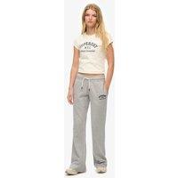 Superdry & Co Pure Cotton Drawstring Slim Fit Joggers Light Grey