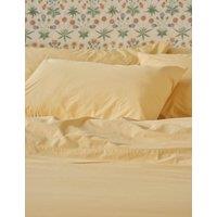 Piglet In Bed 2 Pack Washed Cotton Pillowcases Yellow Mix