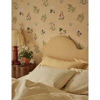 Piglet In Bed 2 Pack Pure Cotton Slumber Stripe Pillowcases Yellow Mix
