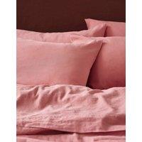 Piglet In Bed 2 Pack Linen Rich Pillowcases Pink