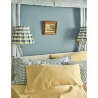 Piglet In Bed 2 Pack Linen Rich Pillowcases Yellow