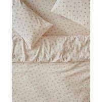 Piglet In Bed Posy Bud Linen Rich Duvet Cover Blue Mix