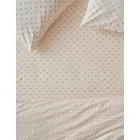 Piglet In Bed Washed Cotton Martha Floral Fitted Sheet Pink Mix