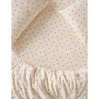 Piglet In Bed Linen Rich Posy Bud Fitted Sheet Yellow Mix