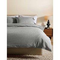 MADE Pure Cotton Ansel Stripe Bedding Set Grey