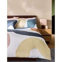 MADE Pure Cotton Abstract Bedding Set Multi