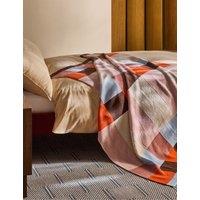 MADE Keava Knitted Throw Orange