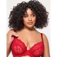 Ann Summers Sexy Lace Wired Plunge Bra (D-H) Red