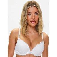 Ann Summers Sexy Lace Wired Plunge Bra (A-G) White
