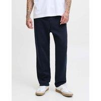 JACK & JONES Relaxed Fit Cotton Blend Joggers Navy
