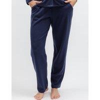 Cyberjammies Jersey Ribbed Pyjama Bottoms Navy