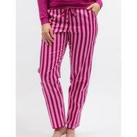Cyberjammies Cotton Modal Striped Pyjama Bottoms Magenta
