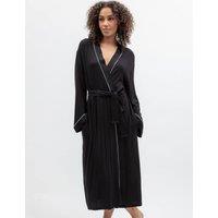 Cyberjammies Modal Rich Jersey Dressing Gown Black