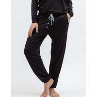Cyberjammies Modal Rich Cuffed Hem Pyjama Bottoms Black