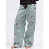 Cyberjammies Cotton Modal Swan Print Pyjama Bottoms Mint