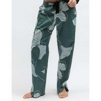 Cyberjammies Cotton Rich Floral Pyjama Bottoms Green Mix