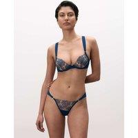 Bluebella Avery Embroidered Wired Balcony Bra (A-E) Blue