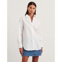 Jag Pure Cotton Relaxed Oxford Shirt White