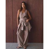 Jag Mid Rise Straight Leg Jeans Brown