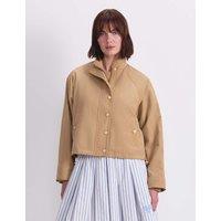 Sportscraft Lightweight Funnel Neck Windcheater Jacket Neutral