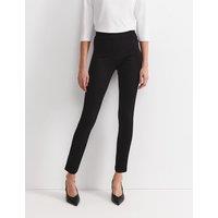 Sportscraft Ponte Straight Leg Ankle Grazer Trousers Black