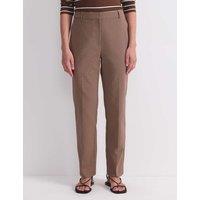 Sportscraft Cotton Rich Checked Tapered Trousers Brown