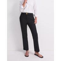 Sportscraft Cotton Rich Tailored Straight Leg Trousers Black