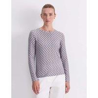 Sportscraft Jersey Floral Top Blue Mix