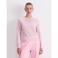 Sportscraft Pure Wool Crew Neck Jumper Pink