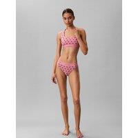 Calvin Klein Icon Cotton Modal Printed Thong Pink Mix