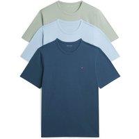 Tommy Hilfiger 3 Pack Signature Pure Cotton T-Shirts Grey Mix