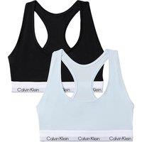 Calvin Klein 2 Pack Icon Cotton Modal Non Wired Bralettes Multi