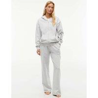 Tommy Hilfiger Essential Pure Cotton Zip Up Hoodie Grey Marl