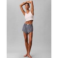 Calvin Klein Pure Cotton Chambray Shorts Indigo