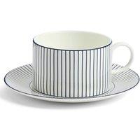Wedgwood Gio Pinstripe Teacup and Saucer Blue Mix