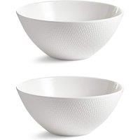 Wedgwood Set of 2 Gio Cereal Bowls White