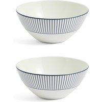 Wedgwood Set of 2 Gio Cereal Bowls Blue Mix