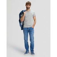 Lee Straight Fit Vintage Wash 5 Pocket Jeans Blue Denim