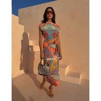Never Fully Dressed Lucy Dress in Kaleidoscope Print Multi